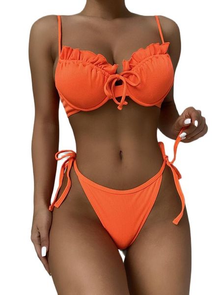 women's swimwear bikini solid color swimsuit steel lotus lace set stroje k pielowe damskie, White;black
women's swimwear bikini solid color swimsuit steel lotus lace set stroje k pielowe damskie, White;black