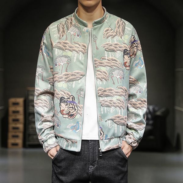 privathinker 2021 embroidered chinese style jacket men's casual oversized autumn winter new male fashion jackets clothing m6mn, Black;brown
privathinker 2021 embroidered chinese style jacket men's casual oversized autumn winter new male fashion jackets clothing m6mn, Black;brown