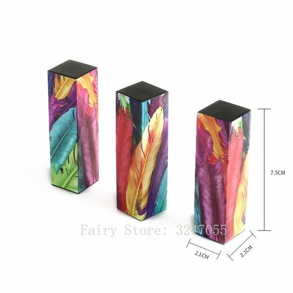 storage bottles & jars 12.1mm 10/30/50pcs square 3d feather empty lipstick tube,diy refillable plastic lip bottle,cosmetic shell packag
storage bottles & jars 12.1mm 10/30/50pcs square 3d feather empty lipstick tube,diy refillable plastic lip bottle,cosmetic shell packag
