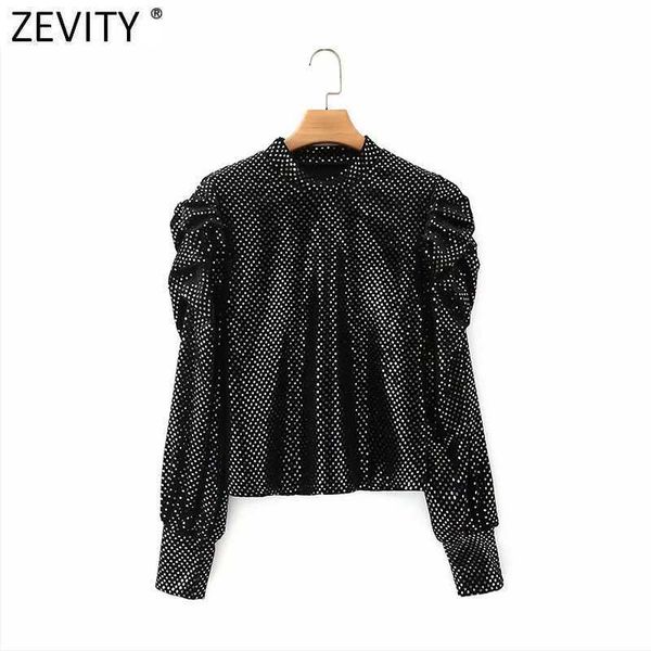 zevity women fashion stand collar sequined casual velvet smock blouse lady pleated puff sleeve blusas female shirts ls7571 210603, White
zevity women fashion stand collar sequined casual velvet smock blouse lady pleated puff sleeve blusas female shirts ls7571 210603, White