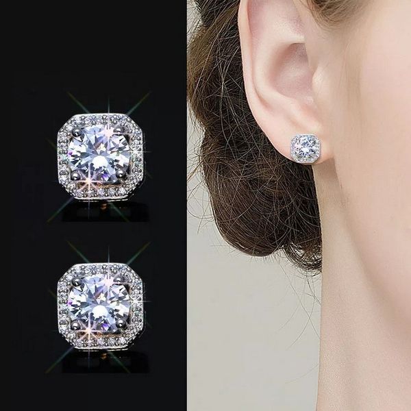 luxury female crystal stone stud earrings silver color geometric square zircon earring fashion banquet party wedding jewelry, Golden;silver
luxury female crystal stone stud earrings silver color geometric square zircon earring fashion banquet party wedding jewelry, Golden;silver