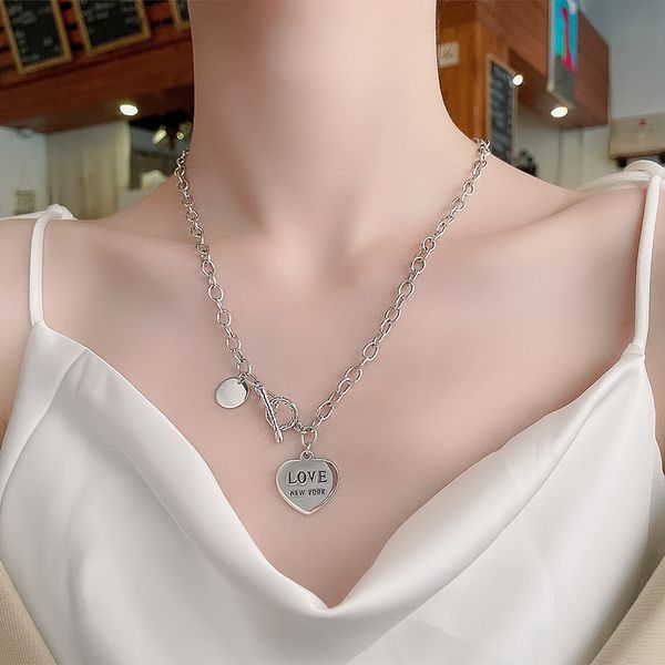 chaosheng s925 sterling silver love brand ot buckle necklace net red style hip hop versatile clavicle chain
chaosheng s925 sterling silver love brand ot buckle necklace net red style hip hop versatile clavicle chain
