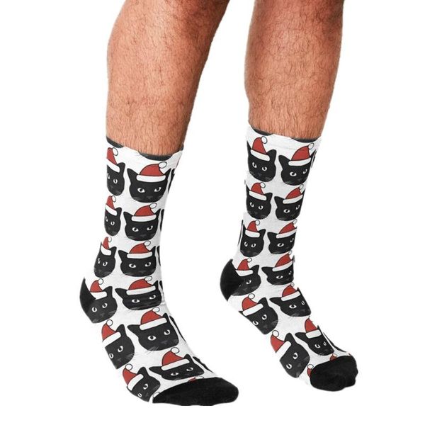 men's socks funny men christmas black cat pattern printed hip hop happy cute boys street style crazy novelty for
men's socks funny men christmas black cat pattern printed hip hop happy cute boys street style crazy novelty for