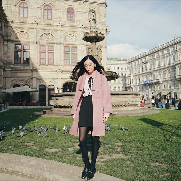 women's jackets french counters light luxury brands chen xiaoying red bean powder warm high-quality double-sided wool coat lapels, Black;brown
women's jackets french counters light luxury brands chen xiaoying red bean powder warm high-quality double-sided wool coat lapels, Black;brown