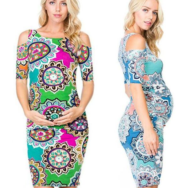 maternity dresses long pregnant women' with round collar and show shoulders one-step skirtstrapless dress summer printed, White
maternity dresses long pregnant women' with round collar and show shoulders one-step skirtstrapless dress summer printed, White