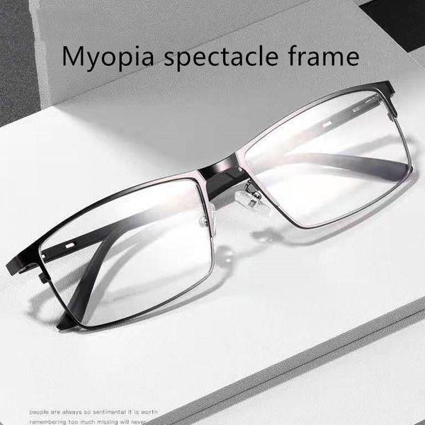 fashion sunglasses frames short sighted spectacle frame men's full business super light large face glasses can be equipped wit, Black
fashion sunglasses frames short sighted spectacle frame men's full business super light large face glasses can be equipped wit, Black
