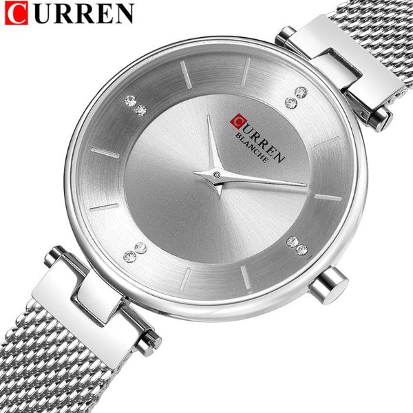 wristwatches curren womens watches slim fashion quartz diamond watch with stainless steel mesh strap 9031 female clock relogio feminino, Slivery;brown
wristwatches curren womens watches slim fashion quartz diamond watch with stainless steel mesh strap 9031 female clock relogio feminino, Slivery;brown