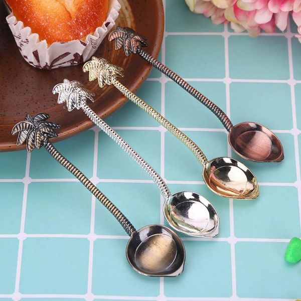 spoons 6pcs creative coffee tropical style coconut tree shaped dessert scoop royal retro small ice cream spoon teaspoons
spoons 6pcs creative coffee tropical style coconut tree shaped dessert scoop royal retro small ice cream spoon teaspoons