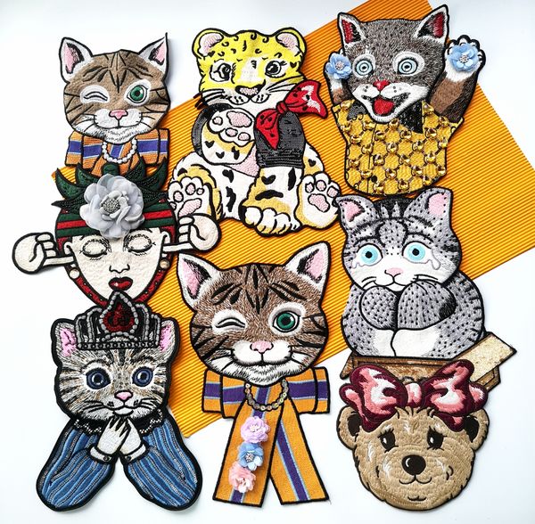 tools embroidery towel big cat patch,embroidered large chenille cats cartoon badge, animal appliques badges diy accessory,animals patches fo, Black
tools embroidery towel big cat patch,embroidered large chenille cats cartoon badge, animal appliques badges diy accessory,animals patches fo, Black