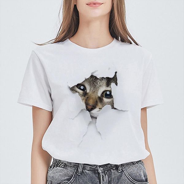 short sleeve fashion tee womens t shirts cat funny ropa mujer women casual kawaii streetwear harajuku vintage, White
short sleeve fashion tee womens t shirts cat funny ropa mujer women casual kawaii streetwear harajuku vintage, White