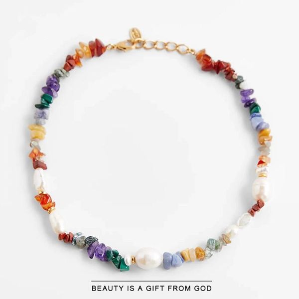 chokers nature stone pearl necklaces for women bohemian handmade beads layer neck collar choker jewelry 2021 wedding party, Golden;silver
chokers nature stone pearl necklaces for women bohemian handmade beads layer neck collar choker jewelry 2021 wedding party, Golden;silver