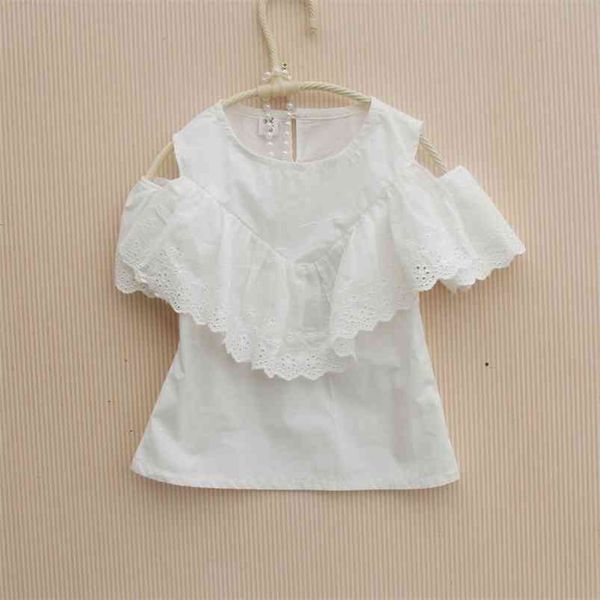 summer children clothing off shoulder baby girl blouse cotton kids school shirts casual teenage ruffle short sleeve 210622, White;black
summer children clothing off shoulder baby girl blouse cotton kids school shirts casual teenage ruffle short sleeve 210622, White;black