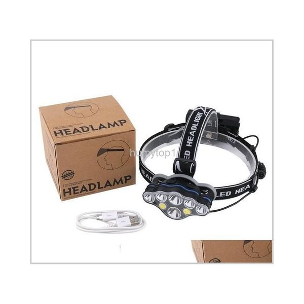 6*led t6 cob headlamp usb rechargeable 18650 battery headlight head torch with charger gift box waterproof super bright for fishing bd 1atze
6*led t6 cob headlamp usb rechargeable 18650 battery headlight head torch with charger gift box waterproof super bright for fishing bd 1atze