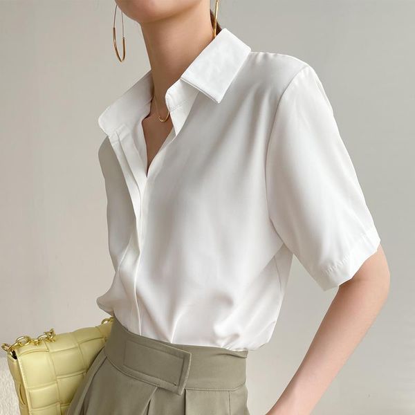 women's blouses & shirts chic casual solid blouse women 2021 summer white shirt short sleeve office ladies loose female clothing blusa
women's blouses & shirts chic casual solid blouse women 2021 summer white shirt short sleeve office ladies loose female clothing blusa