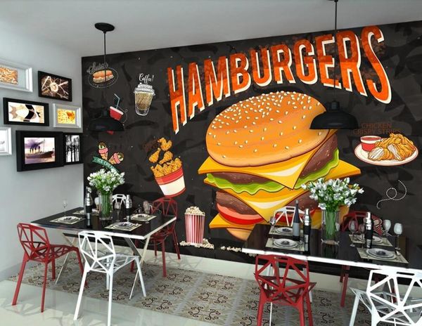 wallpapers custom 3d mural wallpaper western burger fried chicken fast restaurant tooling background wall decorative painting
wallpapers custom 3d mural wallpaper western burger fried chicken fast restaurant tooling background wall decorative painting