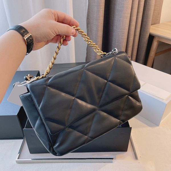 Jumbo Bags 19 Series 30C Classic Interwoven Double Chain Quilted Luxury Designer 2021 Cross Body Shoulder Hand Badge Bag Multi Pochette Genu
Jumbo Bags 19 Series 30C Classic Interwoven Double Chain Quilted Luxury Designer 2021 Cross Body Shoulder Hand Badge Bag Multi Pochette Genu
