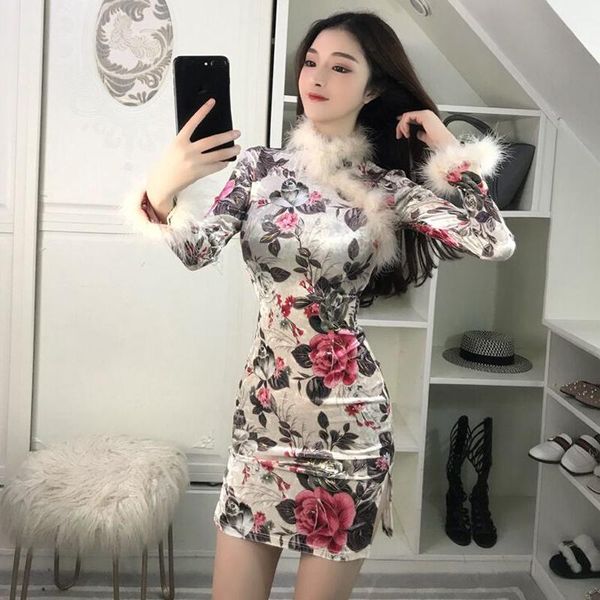 chinese style traditional qipao women vintage elegant fashion cheongsam slim print mini dress oriental clothing vintage vestidos, Red
chinese style traditional qipao women vintage elegant fashion cheongsam slim print mini dress oriental clothing vintage vestidos, Red
