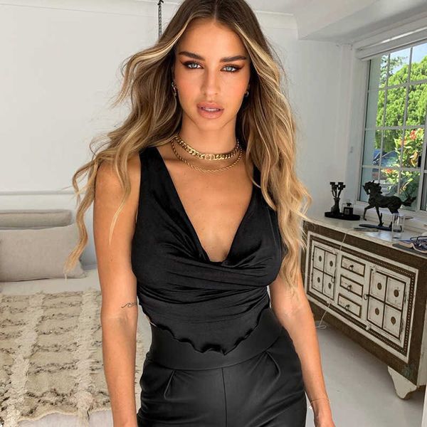 deeep v-neck party t-shirt women fashion sleeveless regular streetwear skinny t shirts female casual tees crop 210625, White
deeep v-neck party t-shirt women fashion sleeveless regular streetwear skinny t shirts female casual tees crop 210625, White