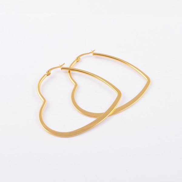 hoop & huggie women girls female flat peach big heart color gold stainless steel like shape earrings jewelry, Golden;silver
hoop & huggie women girls female flat peach big heart color gold stainless steel like shape earrings jewelry, Golden;silver