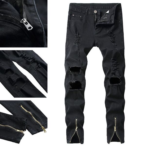 large size fashion small feet men pants thickening men new straight jeans ripped harem pants, Blue
large size fashion small feet men pants thickening men new straight jeans ripped harem pants, Blue