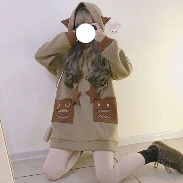 japanese cute ear thick sweatshirt long sleeve female korean style loose mid-length ins pullovers kawaii hoodie fashion, Black
japanese cute ear thick sweatshirt long sleeve female korean style loose mid-length ins pullovers kawaii hoodie fashion, Black