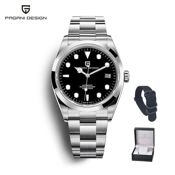 wristwatches pagani design 200m waterproof luminous automatic mechanical stainless steel men watch sapphire nh35 relogio masculino, Slivery;brown
wristwatches pagani design 200m waterproof luminous automatic mechanical stainless steel men watch sapphire nh35 relogio masculino, Slivery;brown
