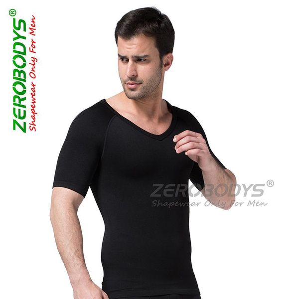 men's body shapers zerobodys men slimming short sleeve underwear shaper weight loss undershirt for fitness chest abdomen shapewear, Black;brown
men's body shapers zerobodys men slimming short sleeve underwear shaper weight loss undershirt for fitness chest abdomen shapewear, Black;brown