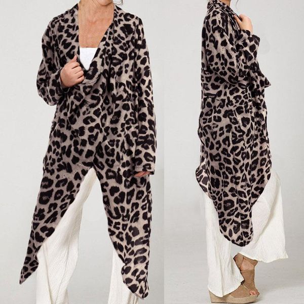 women and blouses celmia vintage leopard print cowl neck asymmetrical shirts 2021 autumn long sleeve casual blusas feminina, White
women and blouses celmia vintage leopard print cowl neck asymmetrical shirts 2021 autumn long sleeve casual blusas feminina, White