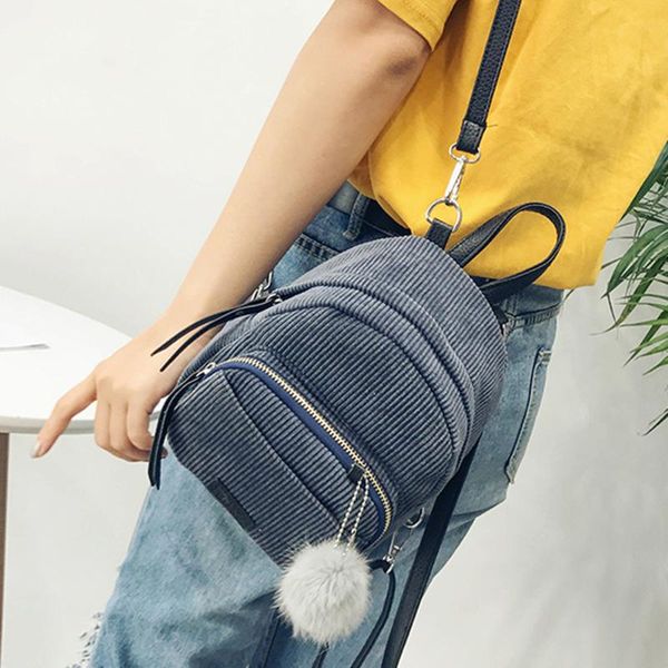 backpack trend female leather backpacks corduroy mini travel shoulder bag fashion women college school bagpack for teenage#0804
backpack trend female leather backpacks corduroy mini travel shoulder bag fashion women college school bagpack for teenage#0804
