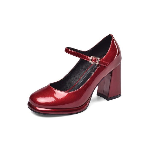 dress shoes genuine leather women heels platform spring fashion leisure girls heel mary janes woman, Black
dress shoes genuine leather women heels platform spring fashion leisure girls heel mary janes woman, Black