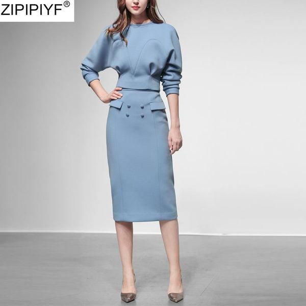 two piece dress women spring cloth 2 pieces suit elegant o-neck long sleeve slim blouse &pencil bodycon skirt knee-length vestidos, White
two piece dress women spring cloth 2 pieces suit elegant o-neck long sleeve slim blouse &pencil bodycon skirt knee-length vestidos, White