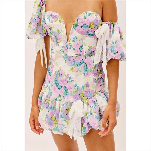 puff sleeve v wire womens dress front lace bowtie cute ladies floral print summer mini, Black;gray
puff sleeve v wire womens dress front lace bowtie cute ladies floral print summer mini, Black;gray