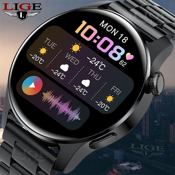 lige new bluetooth call smart watch men full touch screen sports fitness watch bluetooth is suitable for android ios smart watchg, Slivery;brown
lige new bluetooth call smart watch men full touch screen sports fitness watch bluetooth is suitable for android ios smart watchg, Slivery;brown