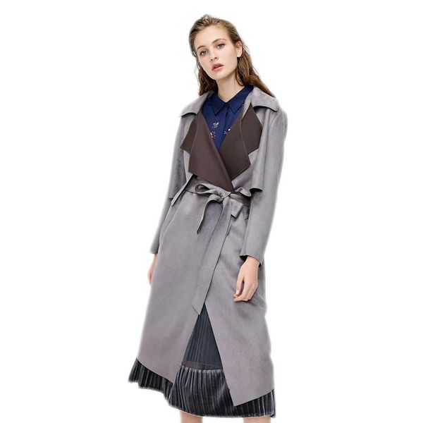 women's trench coats autumn winter women coat outerwear loose clothes windbreaker turndown collar overcoat long, Tan;black
women's trench coats autumn winter women coat outerwear loose clothes windbreaker turndown collar overcoat long, Tan;black