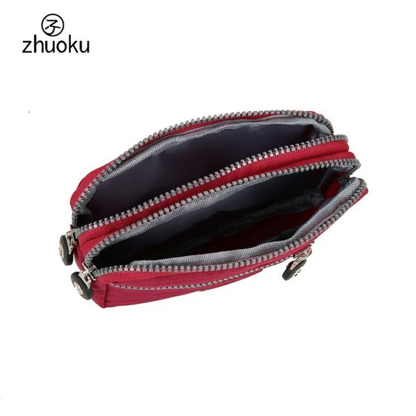 coin purses purse women small wallet washer wrinkle fabric phone two zippers portable make up bag zk104, Red;black
coin purses purse women small wallet washer wrinkle fabric phone two zippers portable make up bag zk104, Red;black