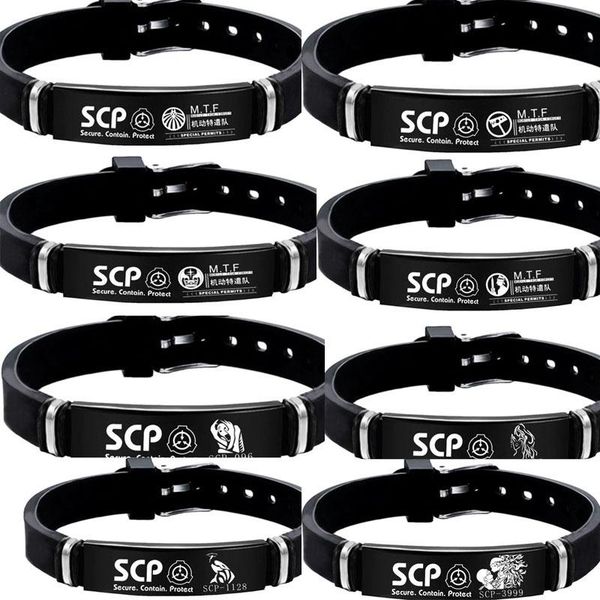charm bracelets special containment procedures scp foundation sport casual stainless steel bangles bracelet for women men jewelry wristband, Golden;silver
charm bracelets special containment procedures scp foundation sport casual stainless steel bangles bracelet for women men jewelry wristband, Golden;silver