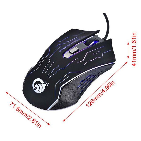 mice x7 wired gaming mouse 6 buttons 2400 dpi mute optical for pc lapnotebook computer
mice x7 wired gaming mouse 6 buttons 2400 dpi mute optical for pc lapnotebook computer
