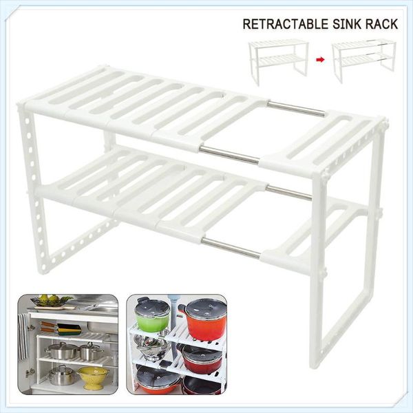 holder kitchen shelf organiser floor type adjustable extendable double layer dishes storage rack under sink multifunction shelf
holder kitchen shelf organiser floor type adjustable extendable double layer dishes storage rack under sink multifunction shelf