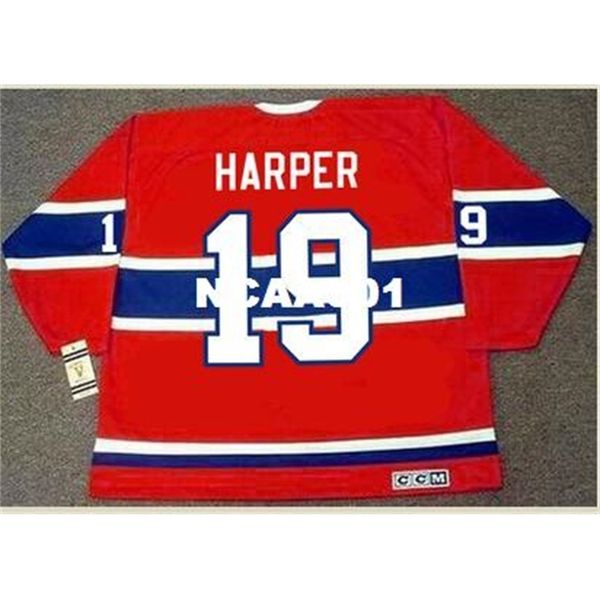 001 #19 terry harper montreal canadiens 1969 ccm vintage away hockey jersey or custom any name or number retro jersey, Black
001 #19 terry harper montreal canadiens 1969 ccm vintage away hockey jersey or custom any name or number retro jersey, Black