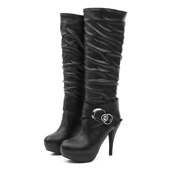 boots korean style fashion winter and fall women's knee platform thick heels knight shoes discount, Black
boots korean style fashion winter and fall women's knee platform thick heels knight shoes discount, Black