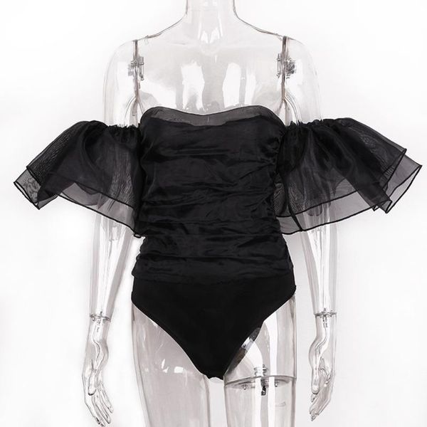 women's jumpsuits & rompers 2021 batwing short sleeve mesh sling bodysuit summer autumn women party streetwear outfits club body, Black;white
women's jumpsuits & rompers 2021 batwing short sleeve mesh sling bodysuit summer autumn women party streetwear outfits club body, Black;white