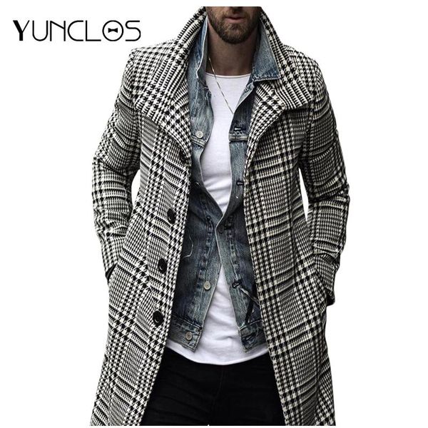 yunclos winter jacket men long trench jacket for men male plaid lapel coat causal overcoats streetwear fashion outwear, Black
yunclos winter jacket men long trench jacket for men male plaid lapel coat causal overcoats streetwear fashion outwear, Black