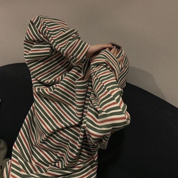 women's t-shirt colorful striped spring t-shirts women o-neck long sleeve vintage harajuku shirts korean oversized boyfriend casual z2, White
women's t-shirt colorful striped spring t-shirts women o-neck long sleeve vintage harajuku shirts korean oversized boyfriend casual z2, White