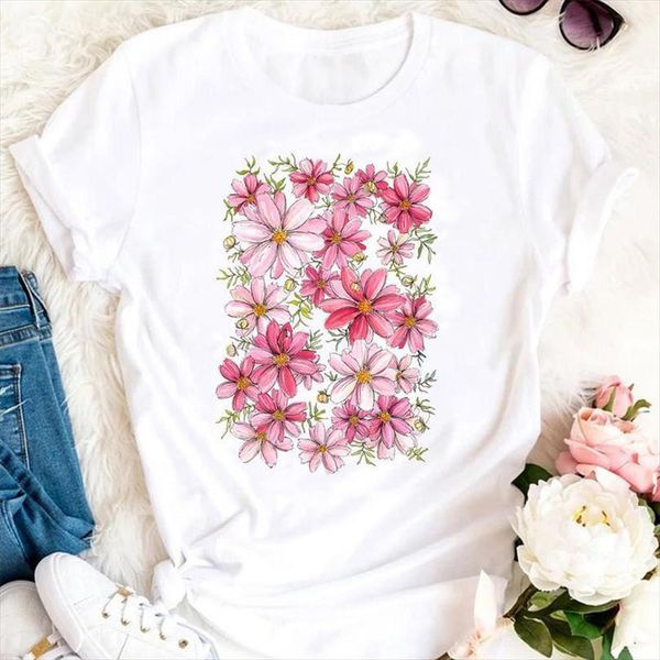 and women summer flower sweet men t shirts casual 90s clothing cartoon tshirts fashion clothes graphic lady print tee, White;black
and women summer flower sweet men t shirts casual 90s clothing cartoon tshirts fashion clothes graphic lady print tee, White;black