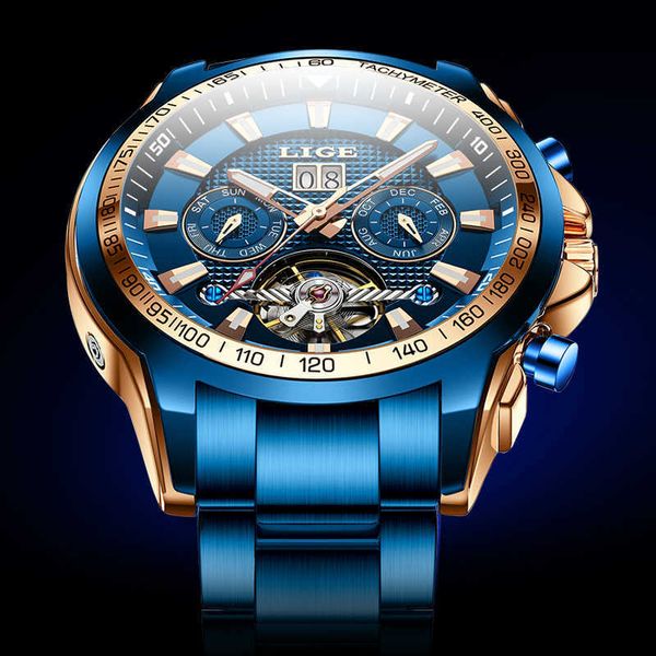 lige men watches brand luxury sapphire mechanical watches men fashion stainless steel sport 100m waterproof automatic watch 210527, Slivery;brown
lige men watches brand luxury sapphire mechanical watches men fashion stainless steel sport 100m waterproof automatic watch 210527, Slivery;brown