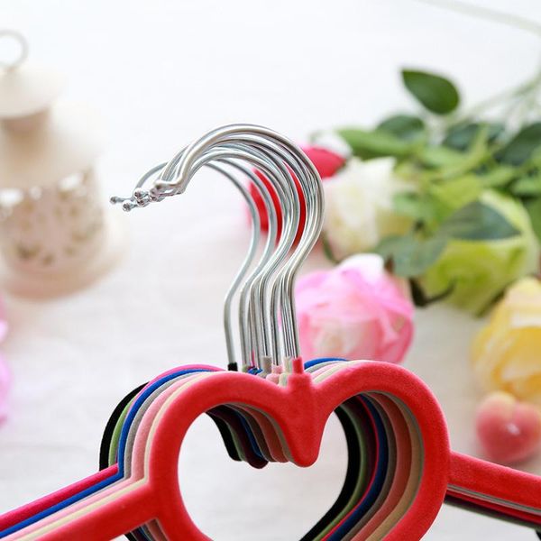 hangers & racks 10 pieces colorful velvet clothes loving heart coat hanger non-slip heart-shaped multifunction
hangers & racks 10 pieces colorful velvet clothes loving heart coat hanger non-slip heart-shaped multifunction