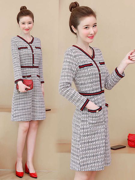goddess dress women's foreign 2021 spring and autumn new style celebrity temperament pink long sleeve fashion slim a-line skirt, Black;gray
goddess dress women's foreign 2021 spring and autumn new style celebrity temperament pink long sleeve fashion slim a-line skirt, Black;gray