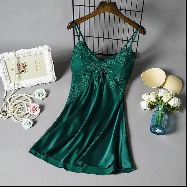 women nightgown stain sleepwear sleep dress v neck strappy solid nightwear night dress female clothes mujer vestido, Black;gray
women nightgown stain sleepwear sleep dress v neck strappy solid nightwear night dress female clothes mujer vestido, Black;gray