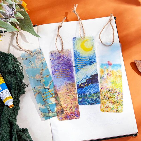 bookmark 5 pcs artist color series van gogh monet pvc reading book mark starry sky page marker stationery supplies
bookmark 5 pcs artist color series van gogh monet pvc reading book mark starry sky page marker stationery supplies