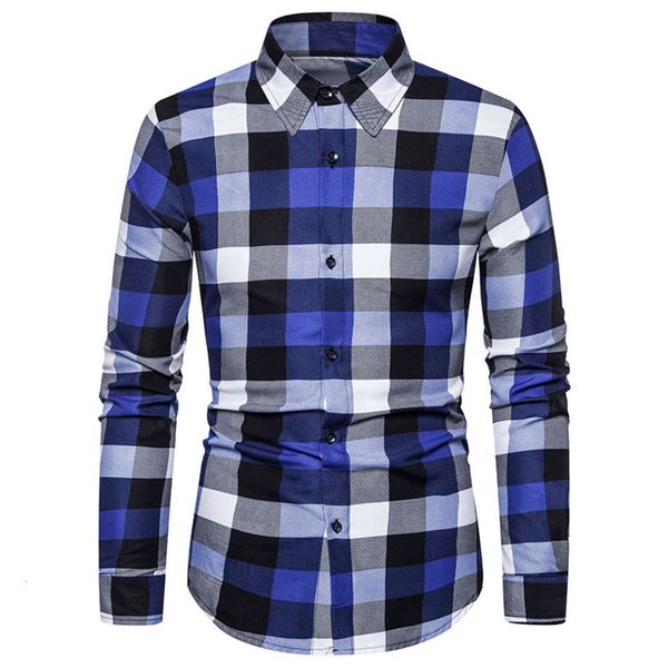 2020 spring and autumn new casual slim long sleeve lattice printing large men's shirt, White;black
2020 spring and autumn new casual slim long sleeve lattice printing large men's shirt, White;black